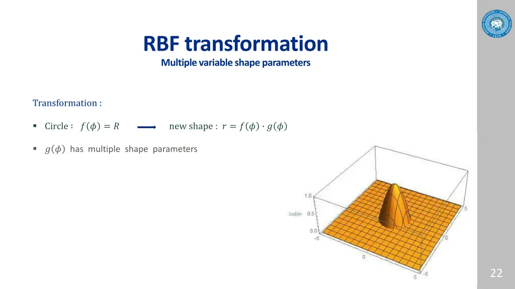 rbf transformation multiple variable shape