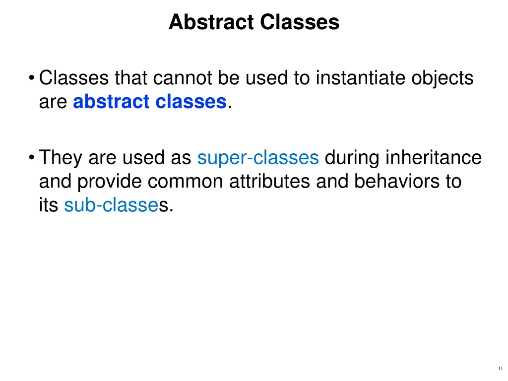 abstract classes 1