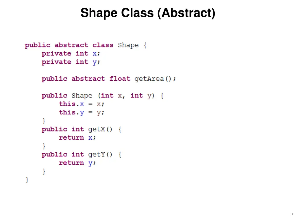 shape class abstract 2