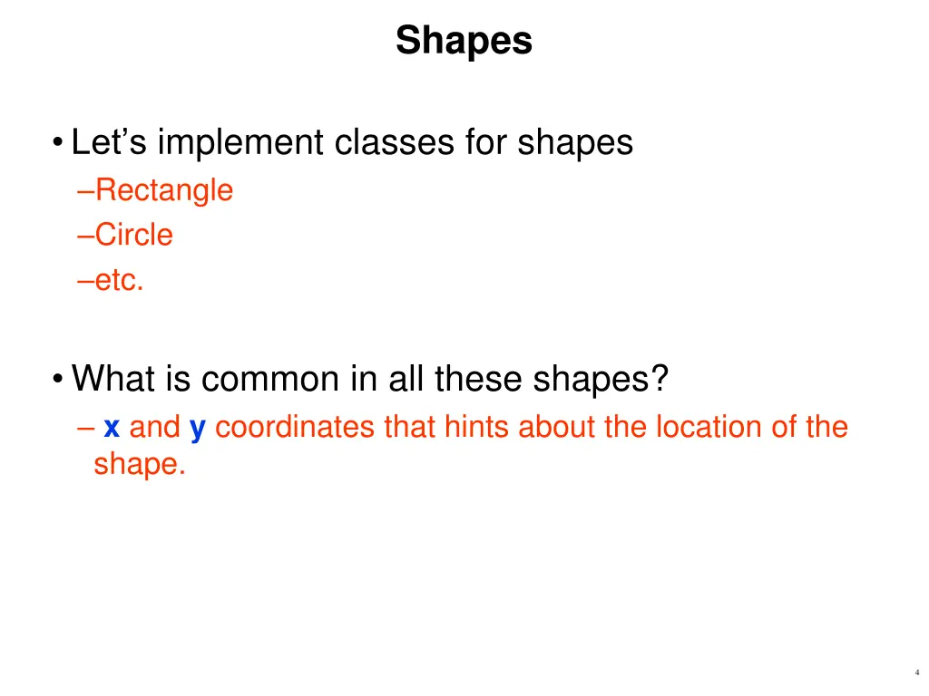shapes