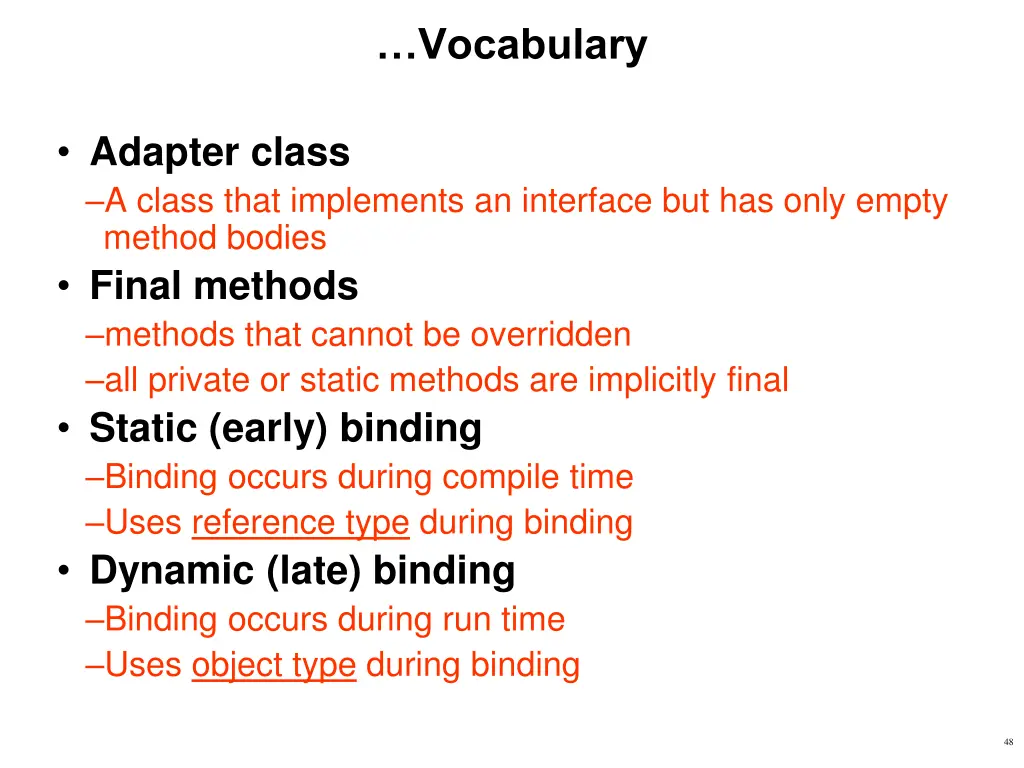 vocabulary 1