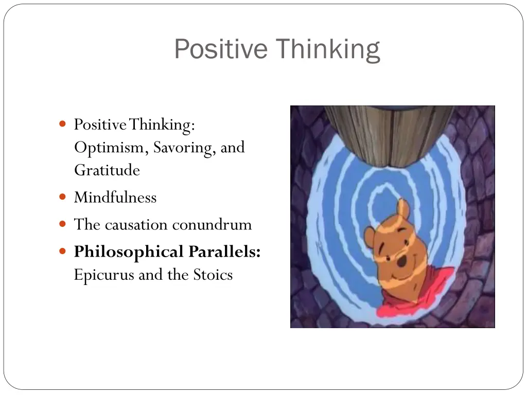 positive thinking