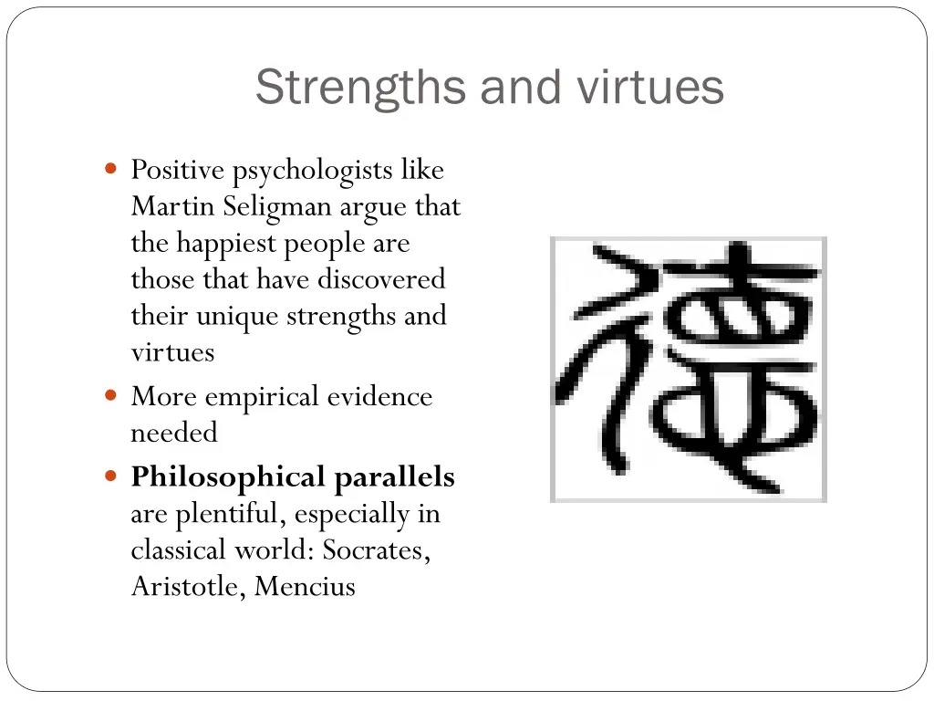 strengths and virtues