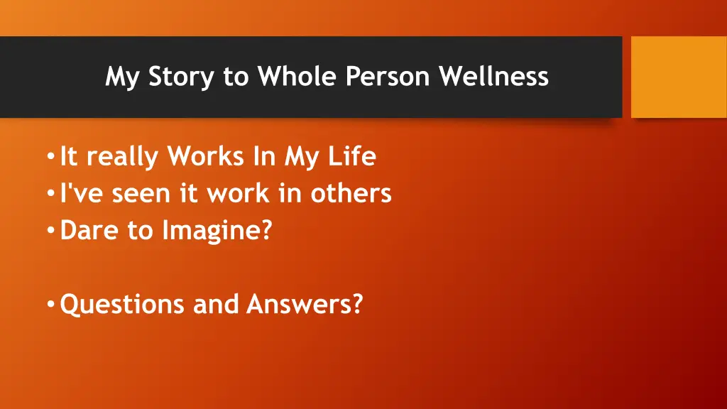 my story to whole person wellness