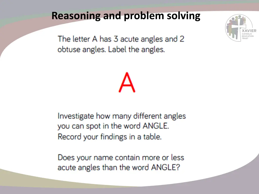 reasoning and problem solving 6