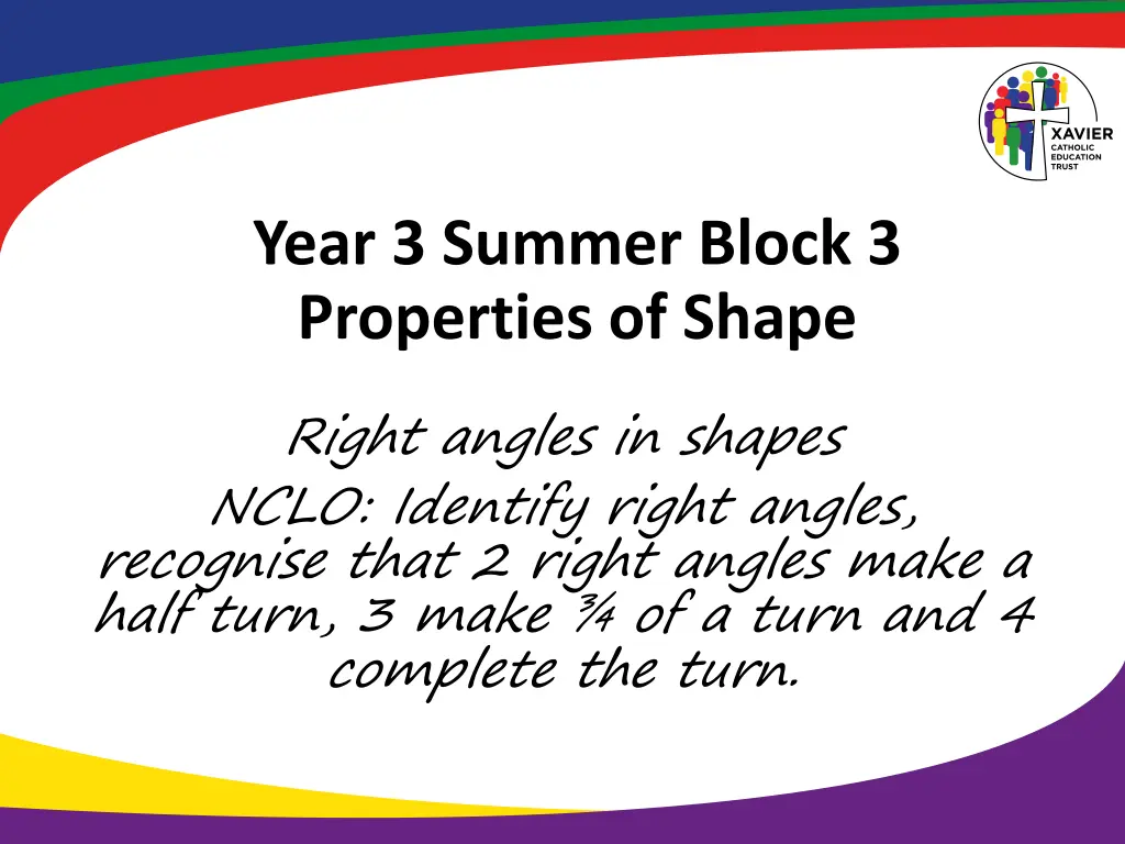 year 3 summer block 3 properties of shape 1