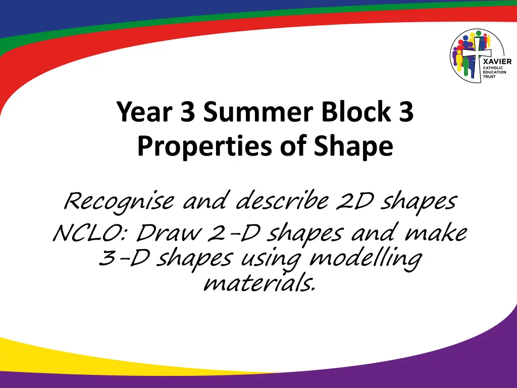 year 3 summer block 3 properties of shape 6