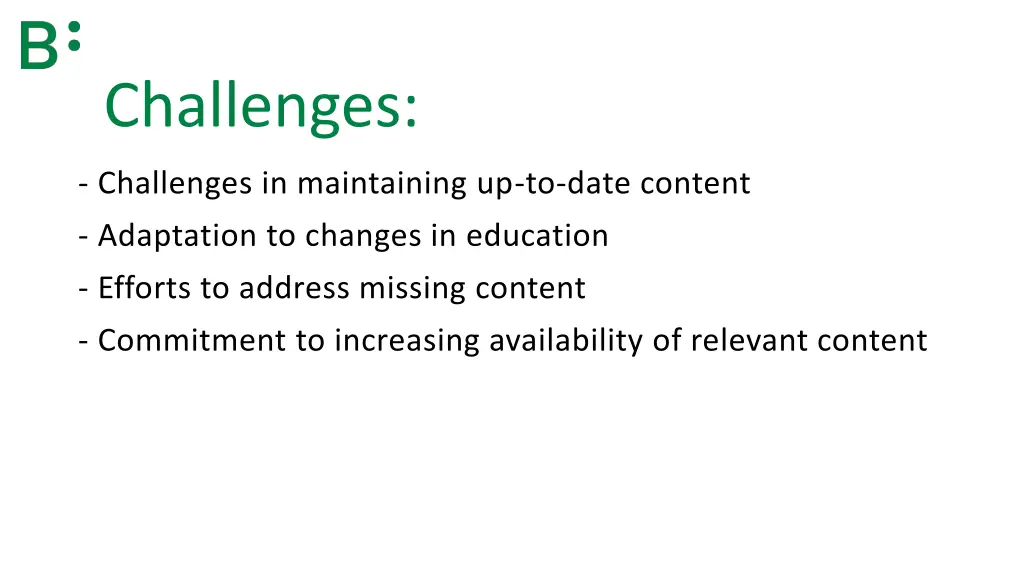 challenges