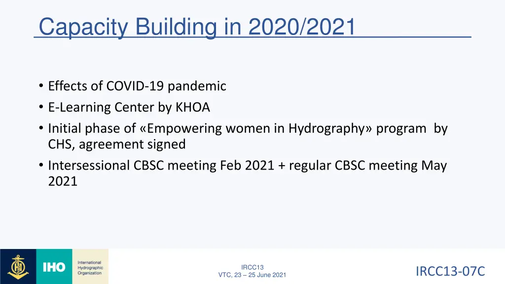 capacity building in 2020 2021