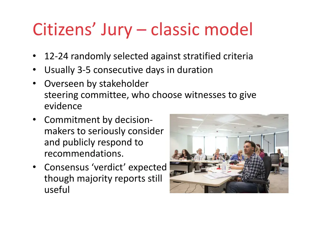 citizens jury classic model
