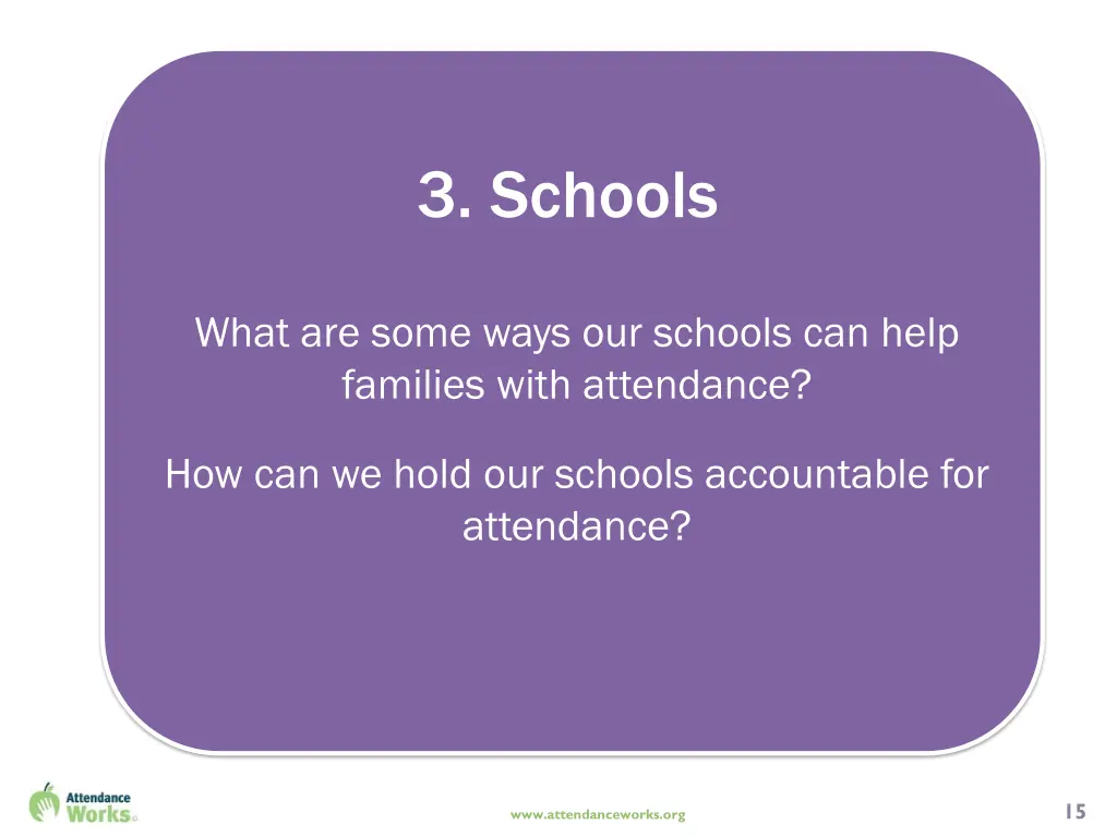3 schools