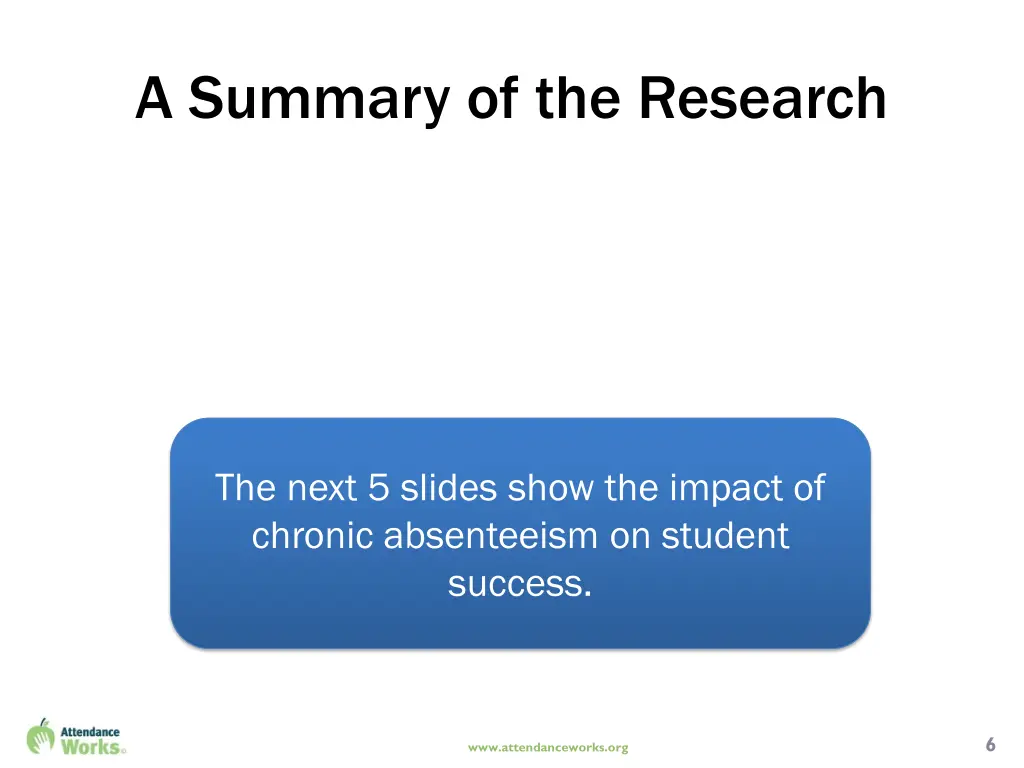 a summary of the research