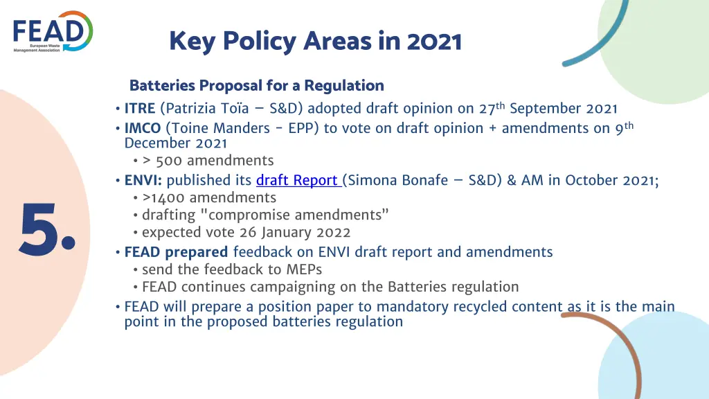 key policy areas in 2021 3
