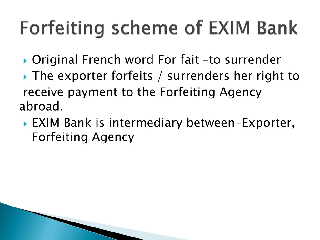 original french word for fait to surrender