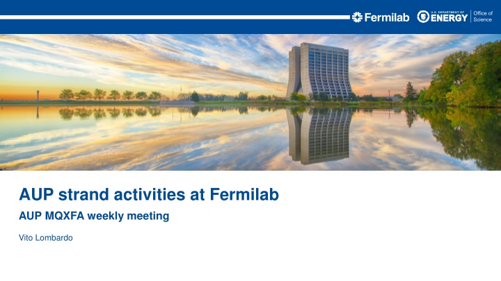 aup strand activities at fermilab aup mqxfa
