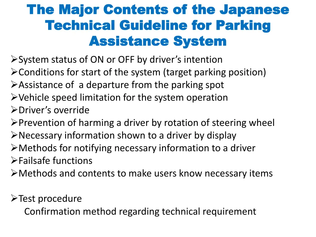 the major contents of the japanese the major 1