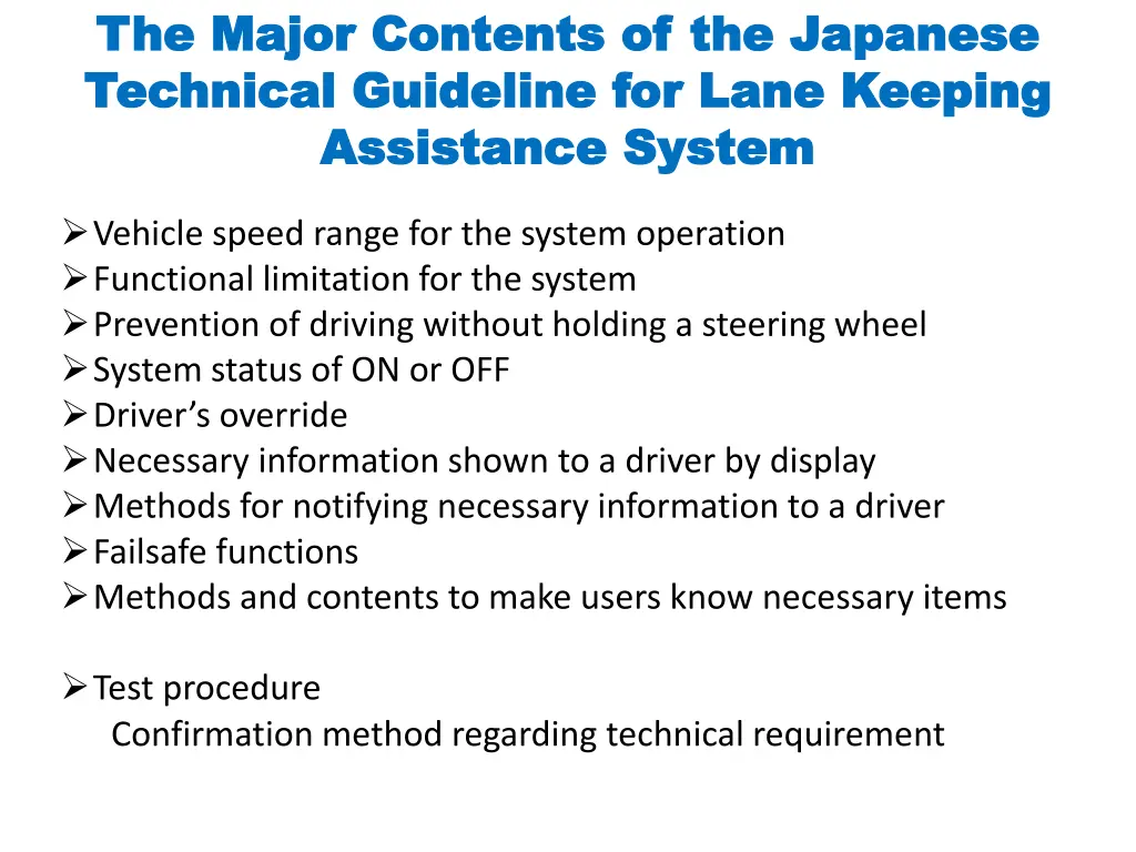 the major contents of the japanese the major