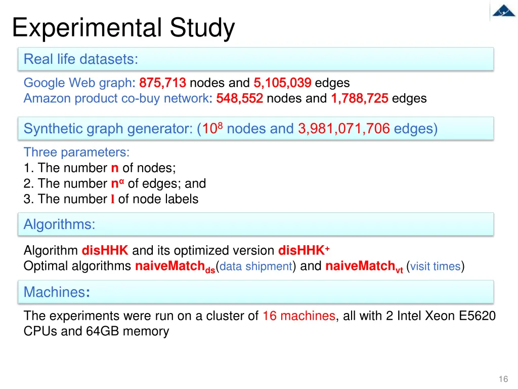 experimental study real life d atasets google