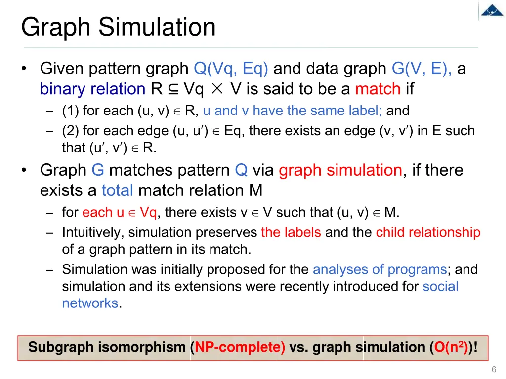 graph simulation