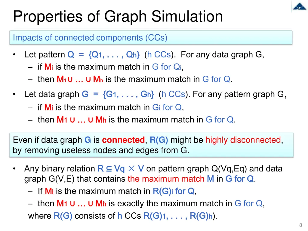 properties of graph simulation