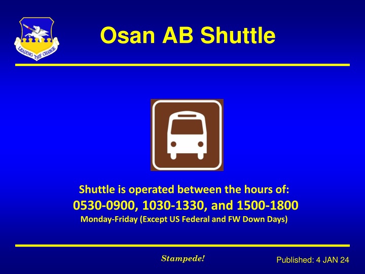 osan ab shuttle