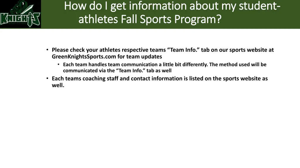 how do i get information about my student