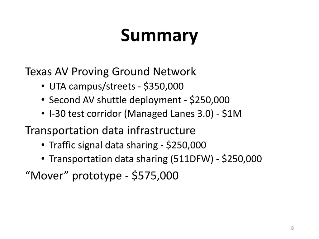 summary