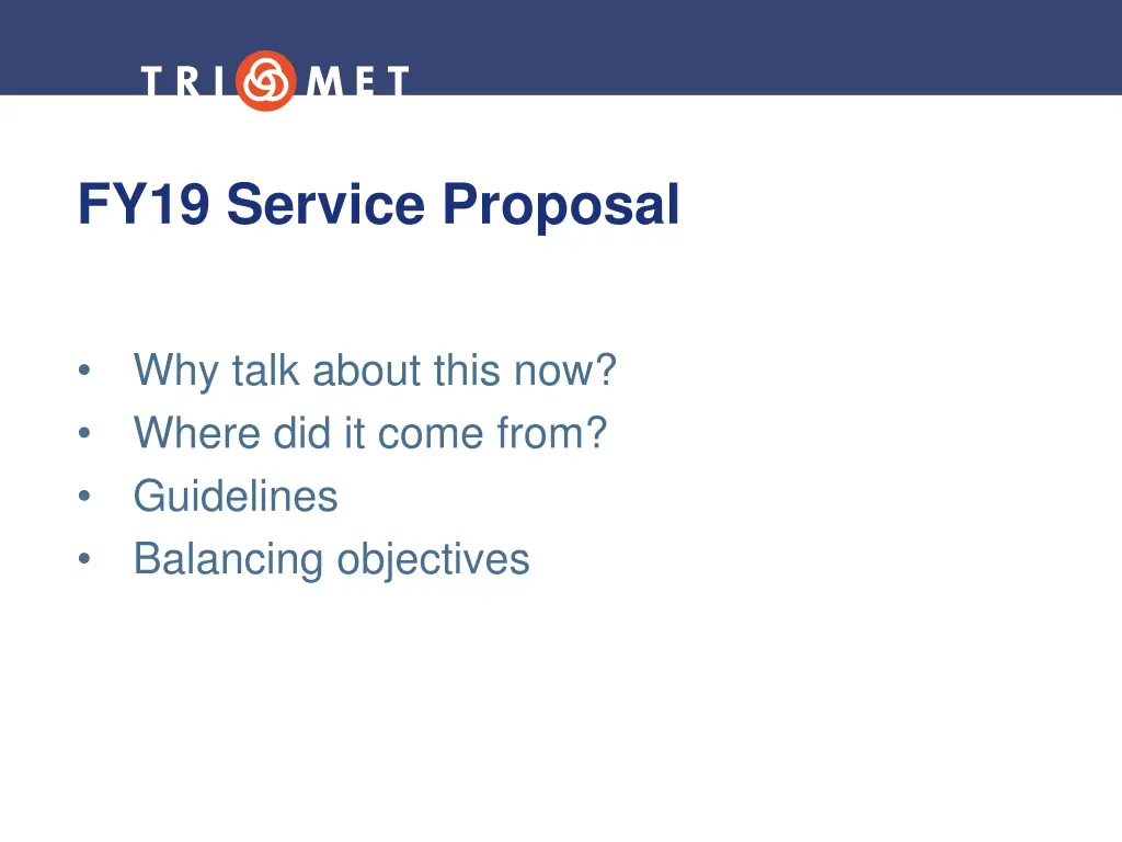 fy19 service proposal