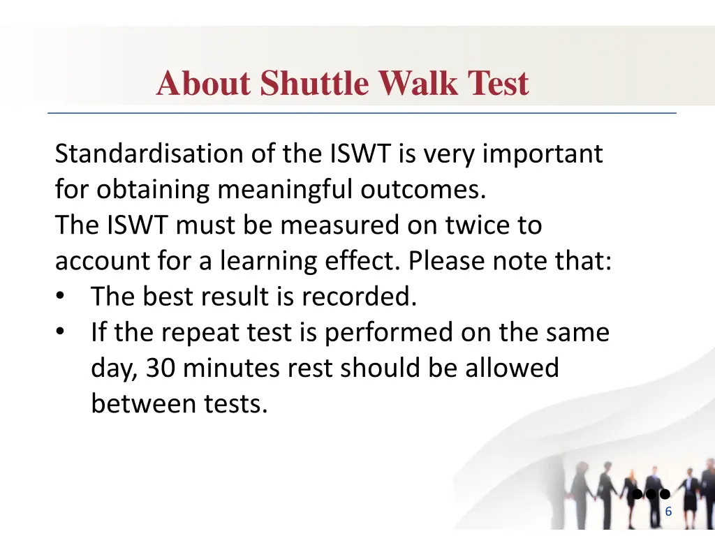 about shuttle walk test 2