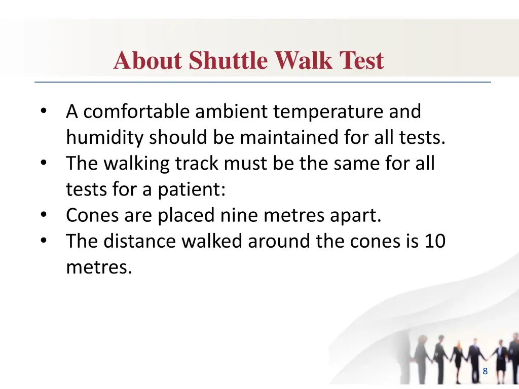 about shuttle walk test 4