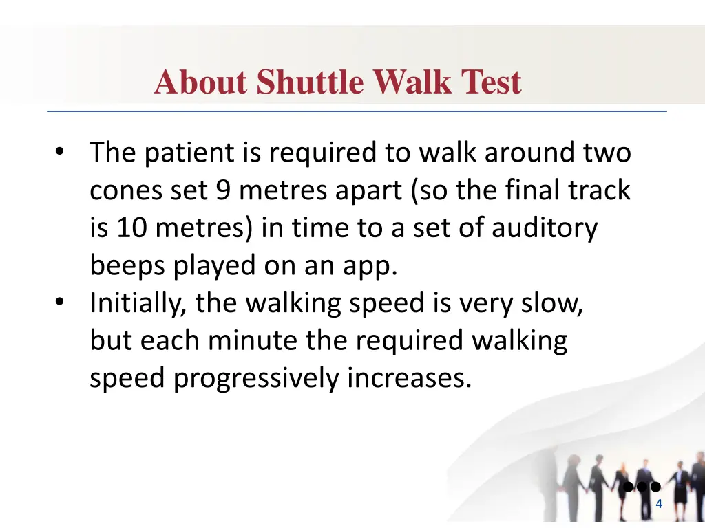 about shuttle walk test