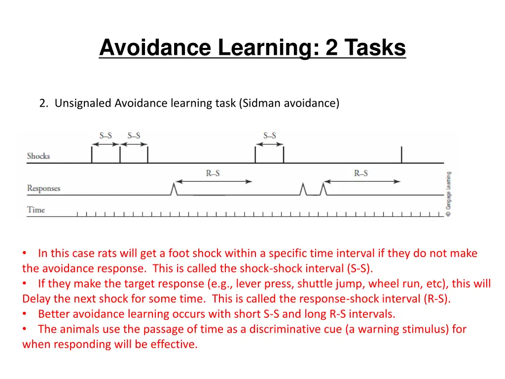 avoidance learning 2 tasks 1
