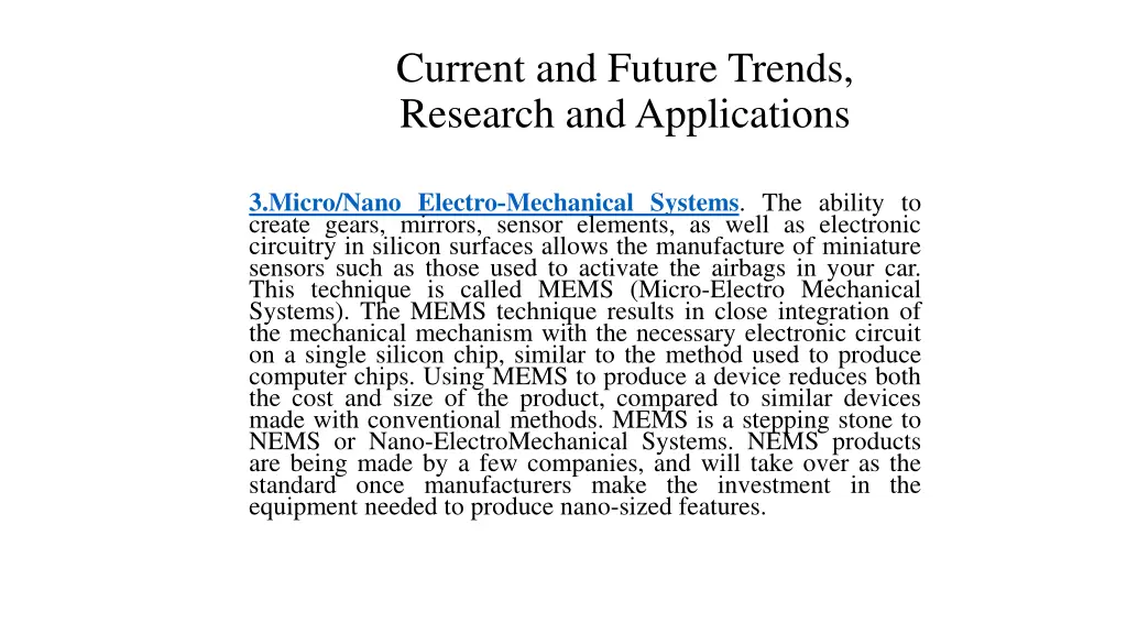 current and future trends research 5