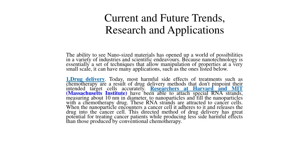 current and future trends research