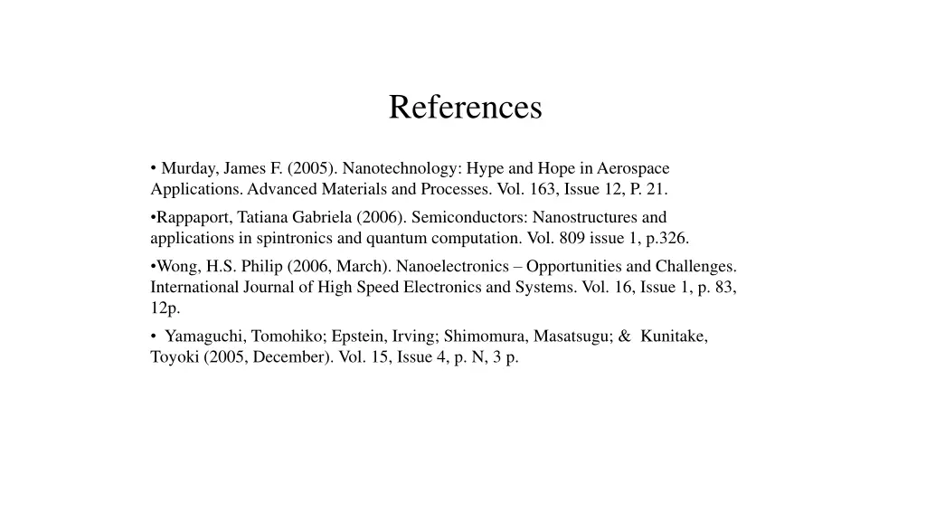 references 1