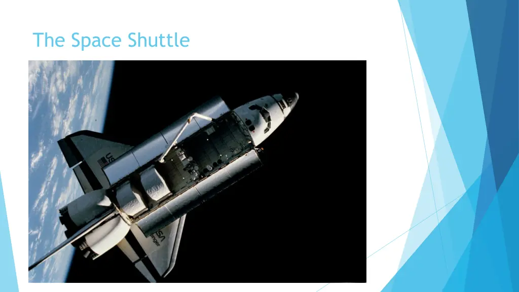 the space shuttle