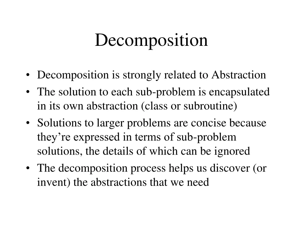decomposition 1