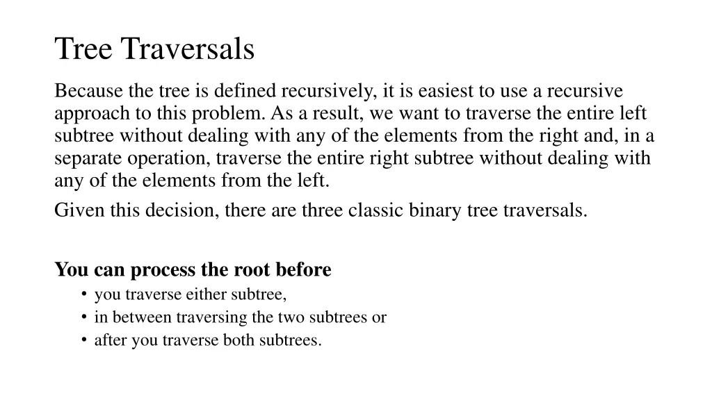tree traversals 2