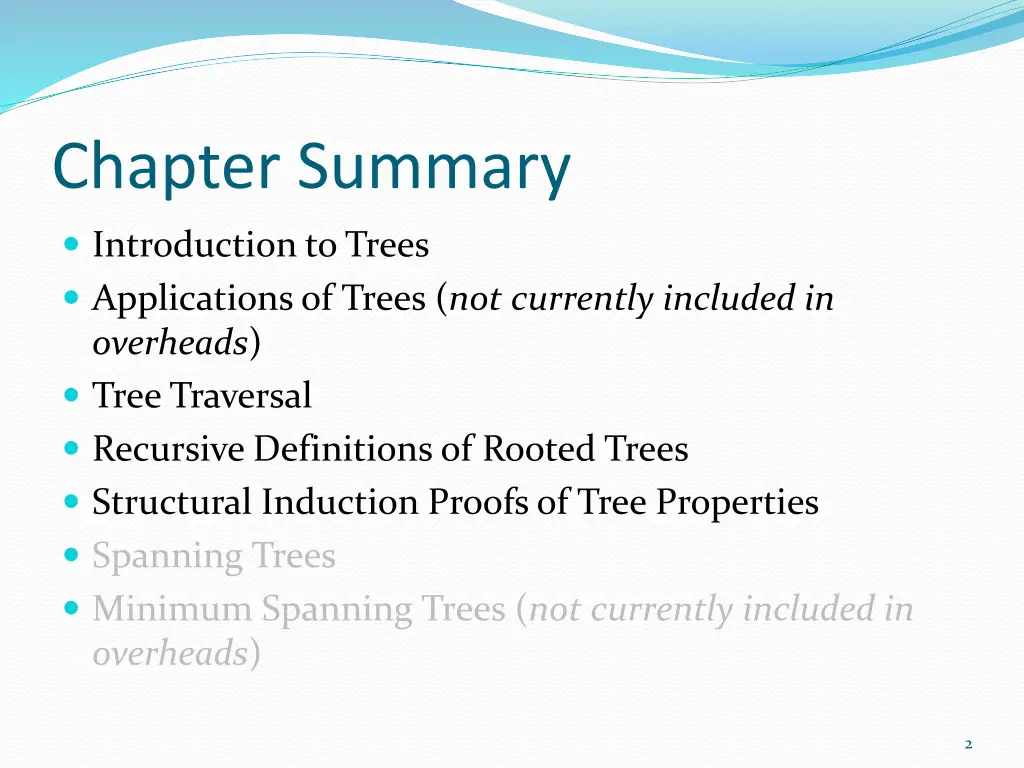 chapter summary