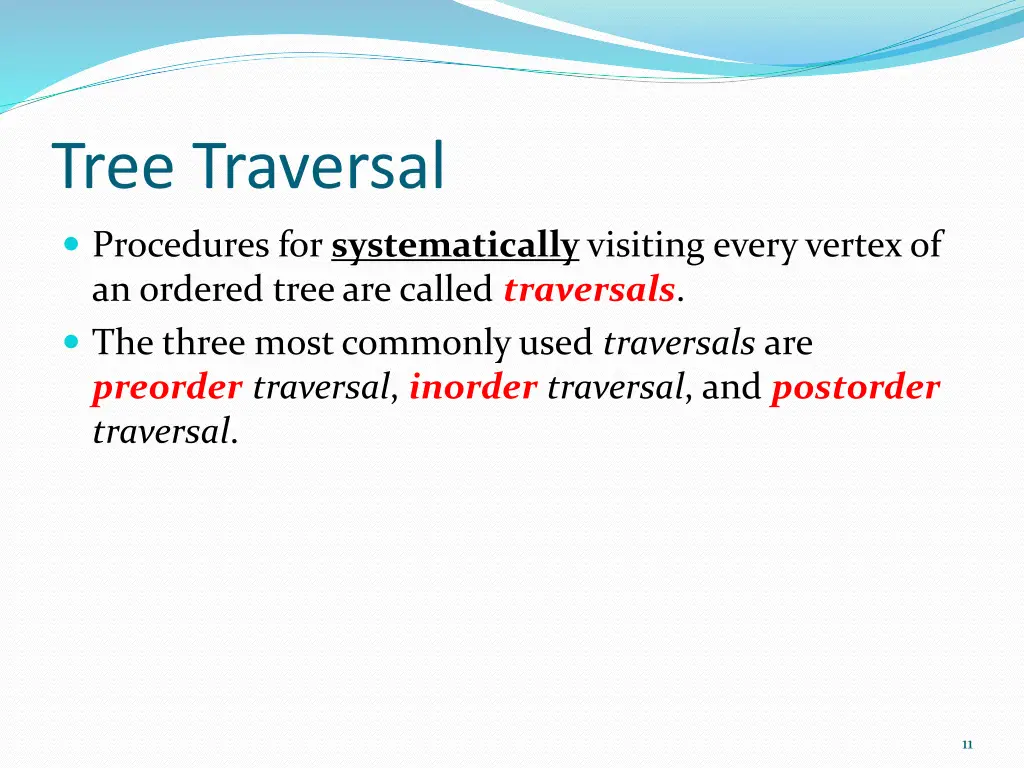 tree traversal
