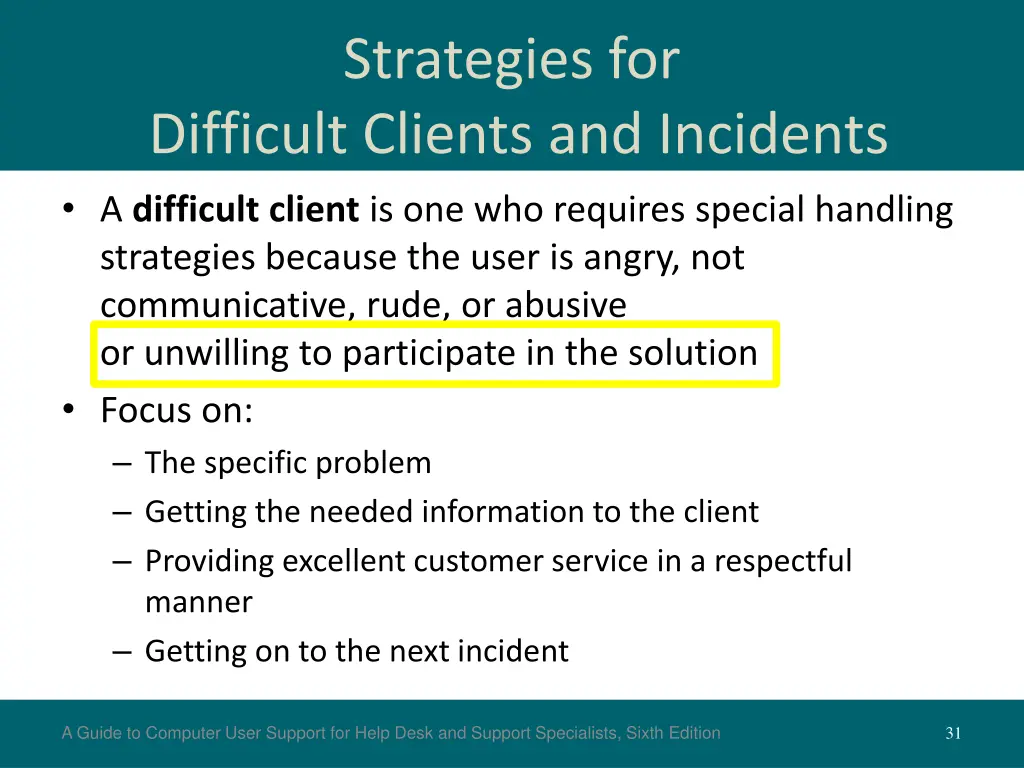 strategies for