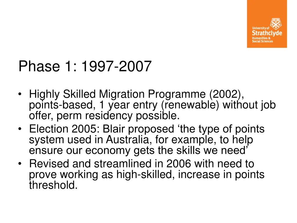 phase 1 1997 2007