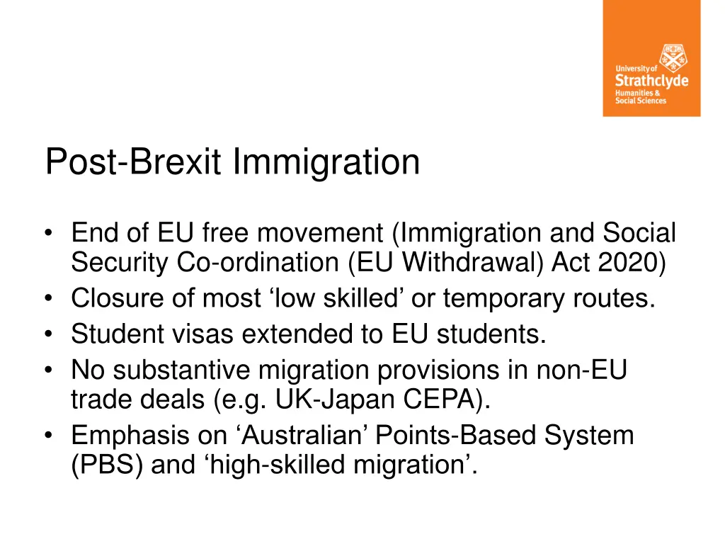 post brexit immigration
