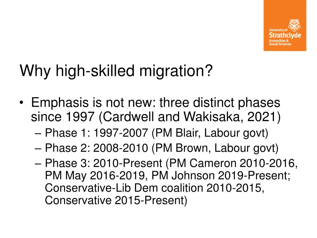 why high skilled migration 1