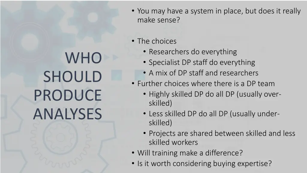 you may have a system in place but does it really