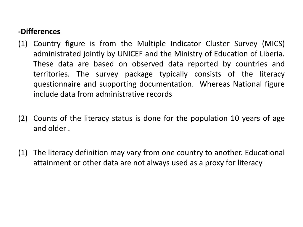 differences 1 country figure is from the multiple