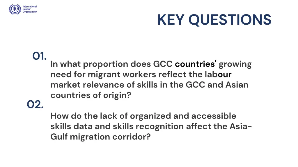 key questions