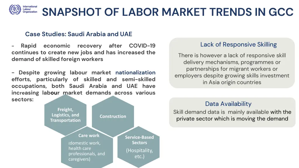 snapshot of labor market trends in gcc