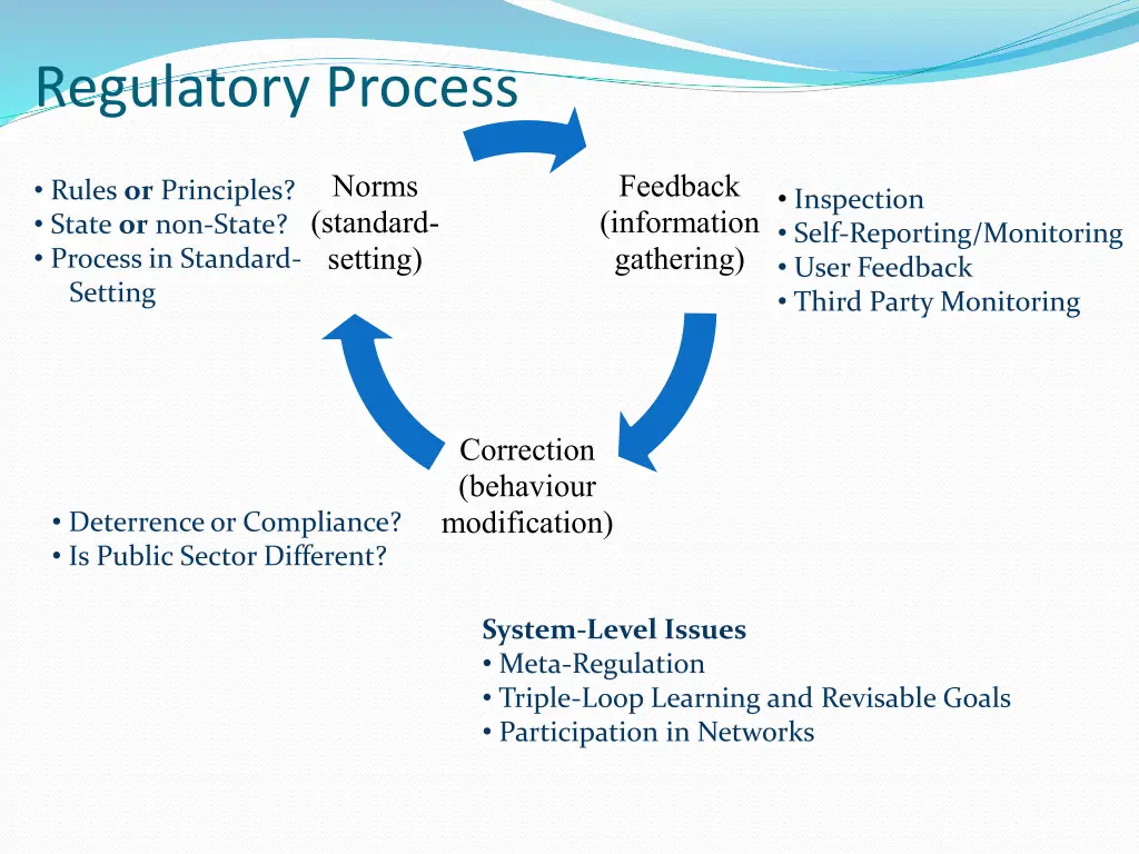 regulatory process