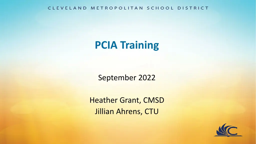 pcia training